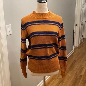 Gap size medium orange/brown and blue sweater size M